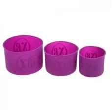 Набор силиконовых форм для выпечки Т001 ∙ Пасхальные формы для выпекания куличей и пасок, 3 шт в комплекте