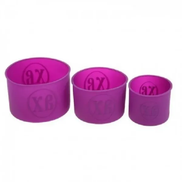 Набор силиконовых форм для выпечки Т001 ∙ Пасхальные формы для выпекания куличей и пасок, 3 шт в комплекте