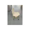 Набор туристической мебели бежевый 1+4 • Складной стол 120х55х50 см и 4 складных стула 38х38х64 см для пикника, кемпинга, дачи и рыбалки