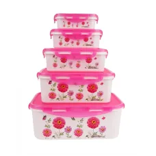 Набор судков UNIQUE UN-1514-5 ∙ Судок – емкости для хранения продуктов с крышками, 5 шт.