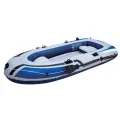 Надувная лодка JR-2300 2-местная (225×133×41 см) • Лодка из армированного ПВХ с насосом вёслами и подушкой для рыбалки и отдыха