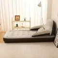 Надувний диван-матрац KING Size MA474 202×152×70 см з насосом • Двоспальний надувний матрац-диван з ПВХ з підголівником, підсклянниками та подушками  MA474