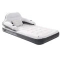 Надувной диван - матрас с насосом, 191х99х70 см ∙ Одноместная надувная кровать для дома и отдыха