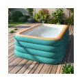 Надувний сімейний басейн Pool 210×145×56 см KAR108 • Простора літня зона для дітей та дорослих з швидким надуванням