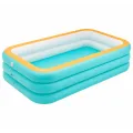 Надувний сімейний басейн Pool 210×145×56 см KAR108 • Простора літня зона для дітей та дорослих з швидким надуванням