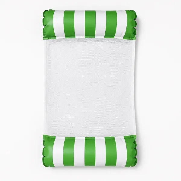 Надувной водный гамак Pool Loungers для бассейна и пляжа • Плавательный шезлонг с сеткой и подголовниками