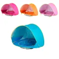 Палатка детская пляжная с бассейном 117х79 см · Автоматическая игровая палатка – тент для малышей для пляжа с защитой от UF лучей UPF 50+