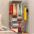 Напольная вешалка для хранения одежды и обуви New Boxy Coat Rack ∙ Открытый сборной шкаф-органайзер для вещей на 4 полки