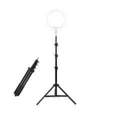 Напольный штатив тринога для кольцевой лампы · Стойка тринога для видеокамеры, фотоаппарата 2.1м · Stand for Ring light Напольный штатив тринога для кольцевой лампы · Стойка тринога для видеокамеры, фотоаппарата 2.1м · Stand for Ring light