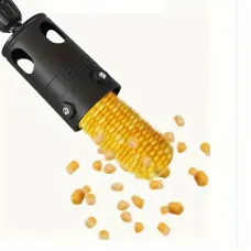 Насадка для очистки кукурузы на дрель с регулируемыми зубьями • Автоматический очиститель початков для удаления зёрен с кукурузы