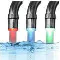Насадка на кран смесителя с LED подсветкой воды ∙ Аэратор - экономитель воды Faucet light multi Led Water Glow