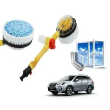 Вращающаяся насадка - щетка для шланга Water Blast Cleaner Roto Brush высокого давления с резервуаром для моющего средства Вращающаяся насадка - щетка для шланга Water Blast Cleaner Roto Brush высокого давления с резервуаром для моющего средства