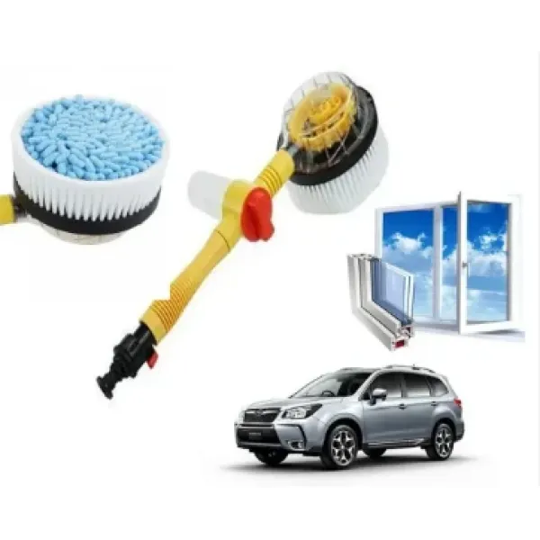 Вращающаяся насадка - щетка для шланга Water Blast Cleaner Roto Brush высокого давления с резервуаром для моющего средства