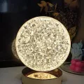 Настольная лампа Луна с кристаллами Creatice Table Lamp · Светодиодный круглый светильник - ночник