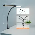 Настольная лампа светодиодная двойная LED на струбцине Double Lamp • Двойная светодиодная настольная лампа