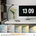 Настольная лампа светодиодная двойная LED на струбцине Double Lamp • Двойная светодиодная настольная лампа