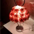 Настільна лампа Троянди KAR301 E27 3 Вт • Декоративний LED світильник KAR301 з квітковим плафоном і теплим білим світлом