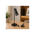Настольная LED-лампа BL-T-007 7 Вт черная • Аккумуляторный светильник BL-T-007 20 LED 1200 мАч с 3 температурами света, сенсорным управлением и Type-C