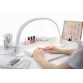 Настольная LED лампа F-686 белая для салона красоты • Светодиодная лампа для маникюра, косметолога, бровиста и комфортной работы мастера