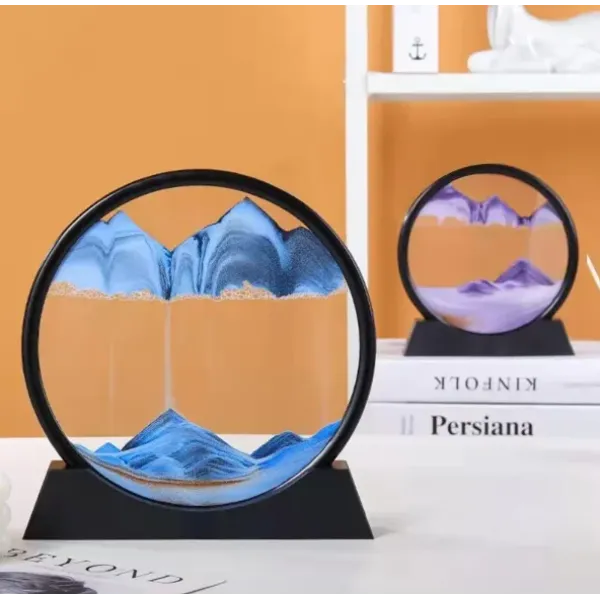 Настольная песочная 3D картина – антистресс «Песчаный пейзаж» Движущийся песок