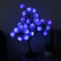 Настольное светодиодное дерево бонсай • Декоративный LED-светильник в виде дерева бонсай для спальни, гостиной, прикроватной тумбы и интерьерной подсветки