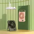 Настольный аккумуляторный вентилятор с цифровым дисплеем и USB-зарядкой • Портативный мини вентилятор для дома, офиса, учебы и поездок