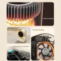 Настільний обігрівач Warm Winter Desktop Heater бежевий • Електричний мініобігрівач Warm Winter Desktop Heater для локального додаткового обігріву робочого столу, дому та офісу