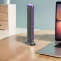 Настольный вентилятор F3 Tower Fan аккумуляторный • Портативный башенный вентилятор F3 Tower Fan с 3 скоростями, автоповоротом и USB-зарядкой