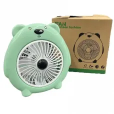 Настольный вентилятор FS-01-180 от сети 220V с регулировкой наклона • Компактный мини вентилятор на 2 скорости для дома, офиса и рабочего стола