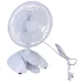 Настольный вентилятор бытовой Wimpex 2в1 WX-601 с прищепкой для удобной установки, 2 скорости