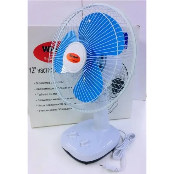 Настольный вентилятор WIMPEX WX-1203, 30 см