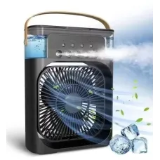 Настольный вентилятор с функцией увлажнителя Air Cooler Fan · Мини вентилятор - кондиционер с отделением для льда
