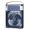 Настольный вентилятор с функцией увлажнителя Air Cooler Fan · Мини вентилятор - кондиционер с отделением для льда