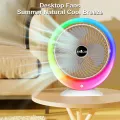 Настольный вентилятор с подсветкой Mini fan VU-04 • Мини-вентилятор с батареей 1200 мАч LED подсветкой и 3 режимами обдува