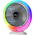 Настольный вентилятор с подсветкой Mini fan VU-04 • Мини-вентилятор с батареей 1200 мАч LED подсветкой и 3 режимами обдува