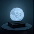 Настольный магнитный светильник Magnetic Moon Light ∙ Левитирующая магнитная сенсорная 3D лампа – ночник Луна