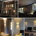Настінна LED-лампа NS-02 • Декоративний RGB-світильник NS-02 з датчиком руху для інтер’єрного підсвічування