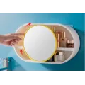 Настенный органайзер для косметики подвесной · Полка для ванной комнаты с подвижным зеркалом W-30