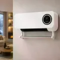 Настенный тепловентилятор DOMOTEC MS-5963 2000 Вт белый • Керамический обогреватель DOMOTEC MS-5963 с сушилкой для полотенец, пультом, термостатом и таймером для дома и офиса