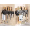 Настенный держатель для ножей, кухонных аксессуаров ∙ Подвесной органайзер-подставка для хранения кухонных приборов