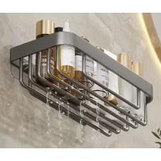 Настенный универсальный органайзер Storage Sherif · Металлическая полка для ванной комнаты