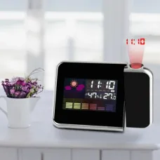 Настольные часы-метеостанция с проектором времени. Термометр | Гигрометр DS-8190 CG10 PR2