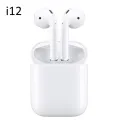 Наушники AirPods i12 BT с сенсором Bluetooth беспроводные наушники - вкладыши в зарядном кейсе