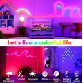 Неоновая светодиодная лента LED Neon Strip 5 м · Неоновый RGB гибкий шнур с управлением от телефона