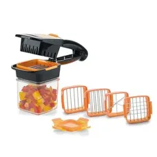 Nicer Dicer Quick Набор для быстрого нарезания 5 в 1 с контейнером ∙ Овощерезка ∙ Яйцерезка ∙ Шинковка Найсер-Дайсер