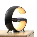 Ночник аккумуляторный с часами G63 Smart Light Sound Machine • Лампа-колонка с беспроводной зарядкой Bluetooth и будильником