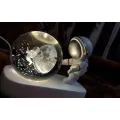 Ночник Космонавт с кристаллической сферой и LED-подсветкой • Декоративный ночник для детской и спальни