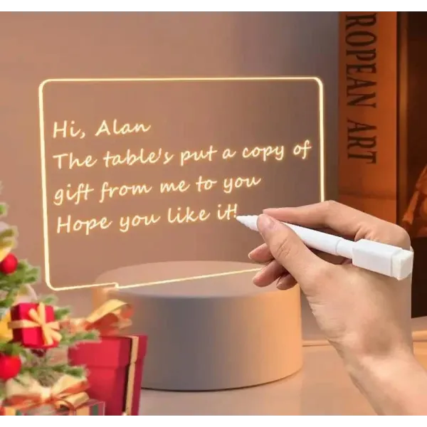 Ночник – планер с подсветкой · Многоразовая светодиодная доска для записей и заметок