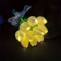 Ночник с тюльпанами KAR282 Flower Light • Декоративный LED светильник KAR282 букет тюльпанов на батарейках с теплым светом