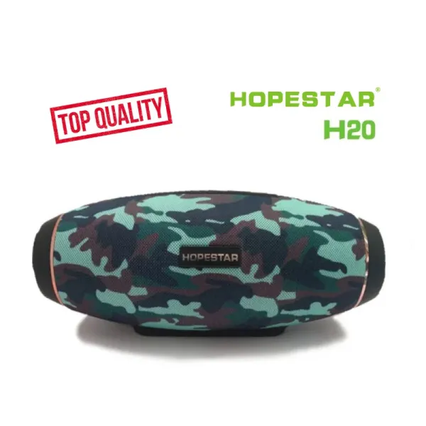 Отличная портативная Bluetooth колонка Hopestar H20 31 Вт (хаки, камуфляж) PR5